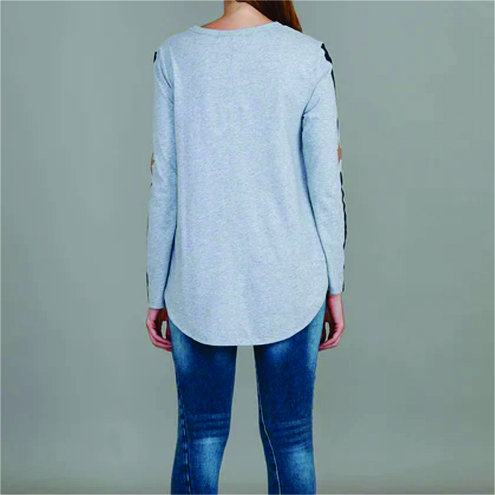 Women Long Sleeve Longline T-Shirts