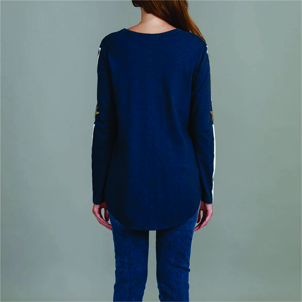 Women Long Sleeve Longline T-Shirts