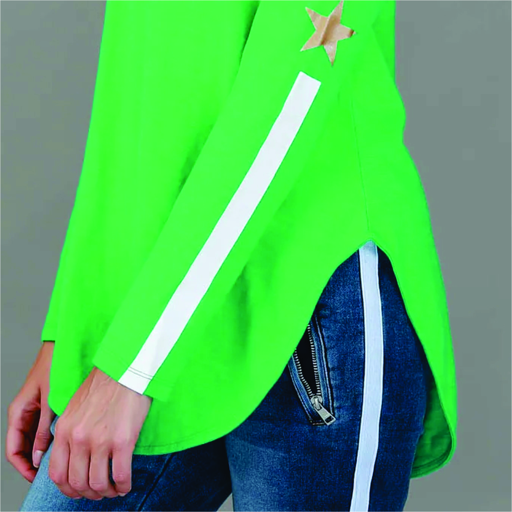 Women Long Sleeve Longline T-Shirts - Image 5