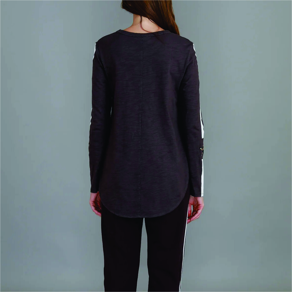 Women Long Sleeve Longline T-Shirts