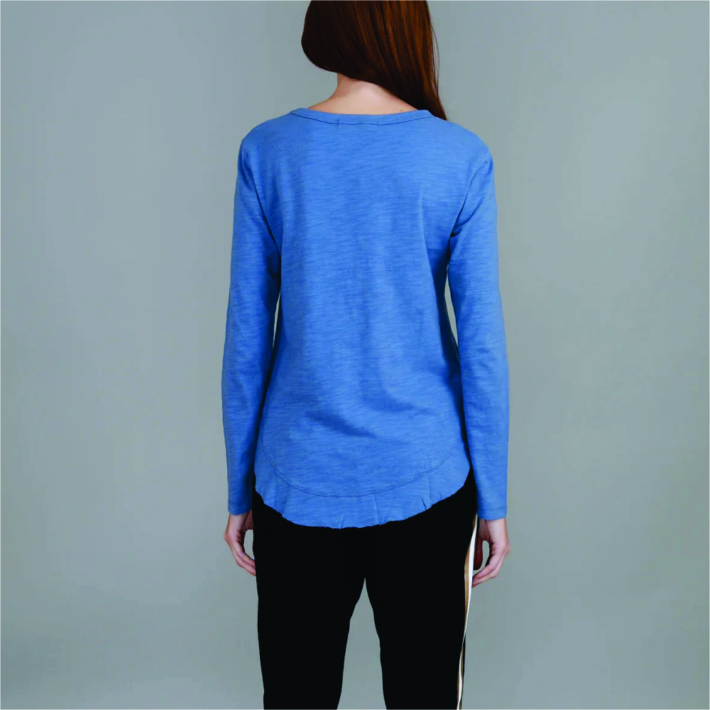Women Long Sleeve Longline T-Shirts