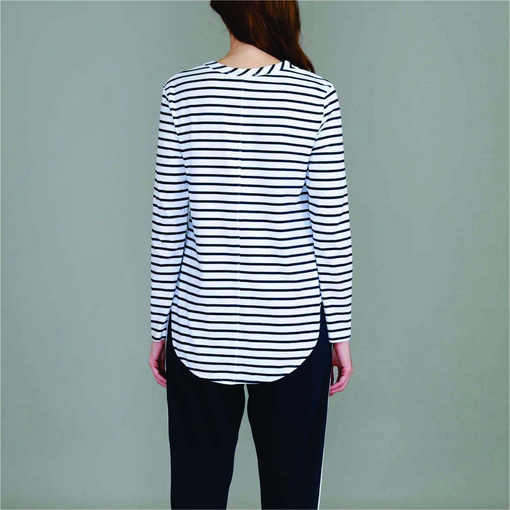 Women Long Sleeve Longline T-Shirts - Image 3