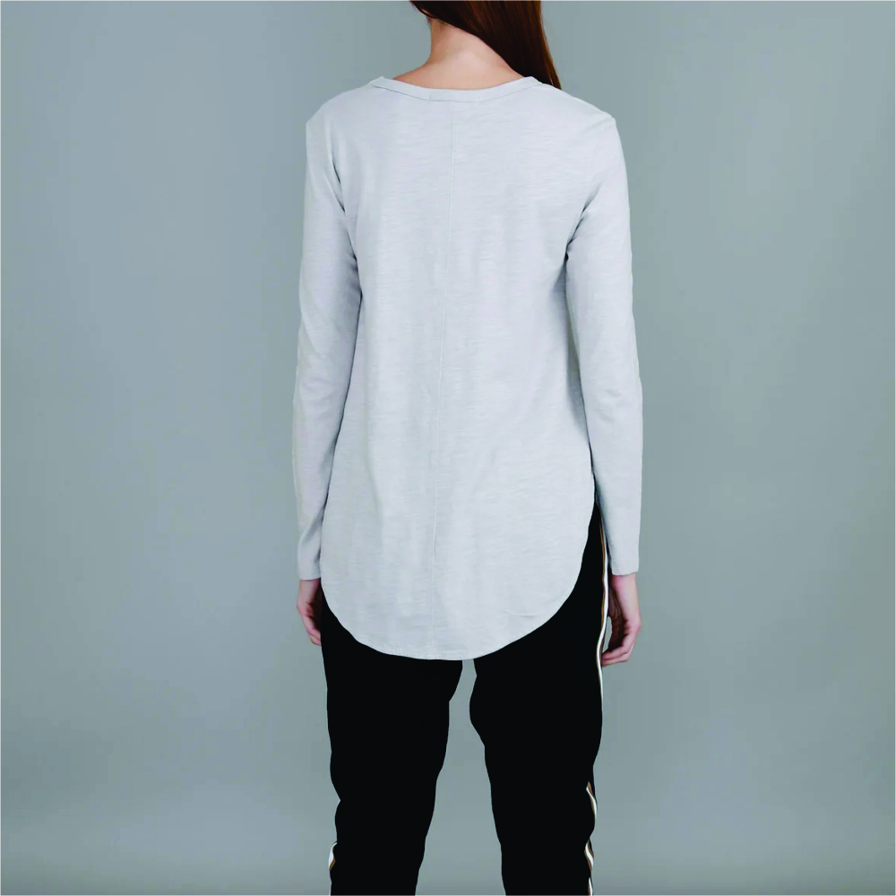 Women Long Sleeve Longline T-Shirts