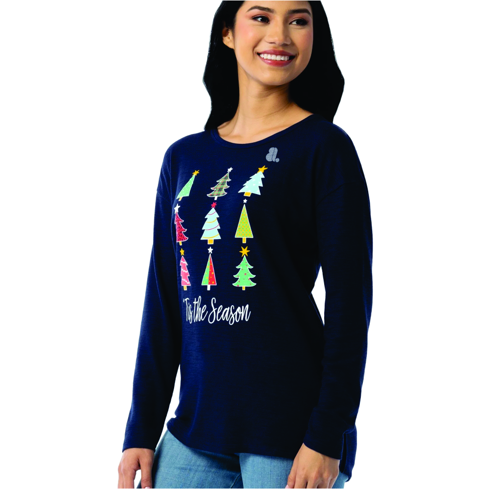 Women Long Sleeve Graphic T-Shirts - Image 4