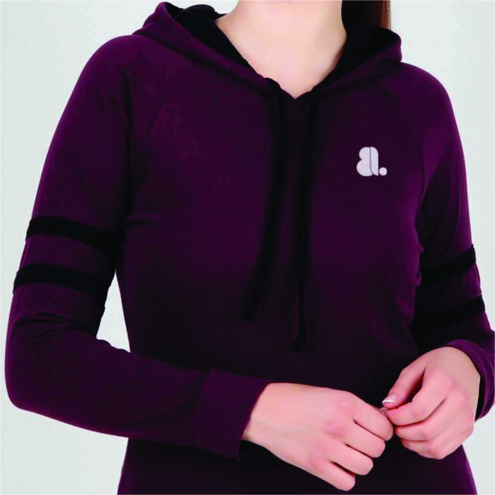 Women Long Sleeve T-Shirt Hoodie