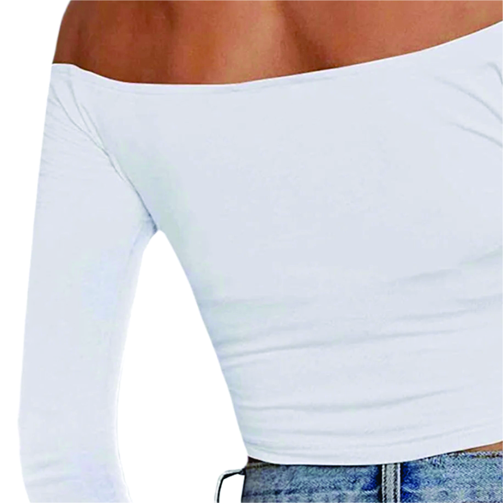 Women Long Sleeve Scoop Neck T-Shirts - Image 5