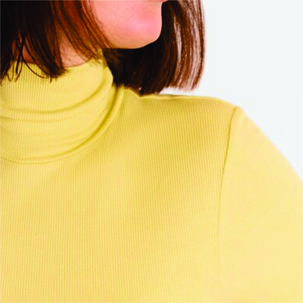 Women Long Sleeve Turtle Neck T-Shirts - Image 5