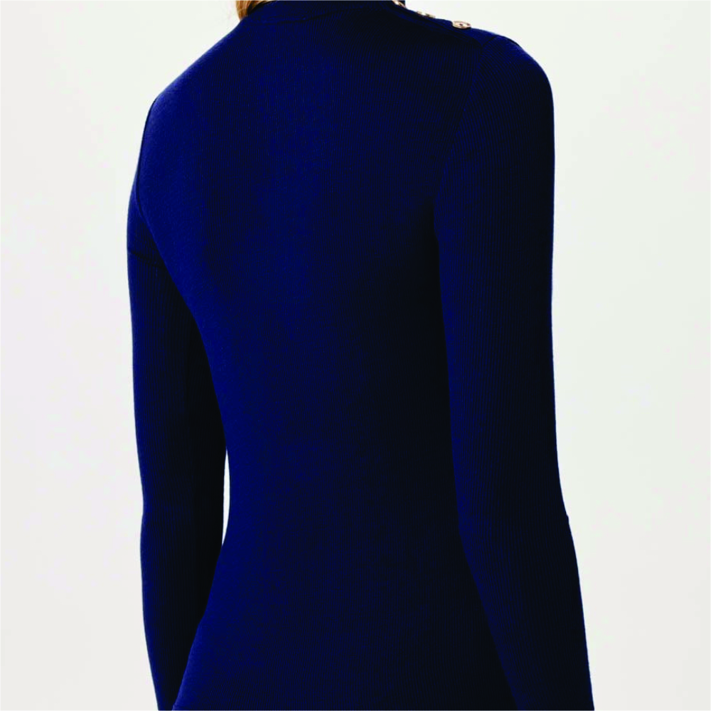 Women Long Sleeve Turtle Neck T-Shirts - Image 5