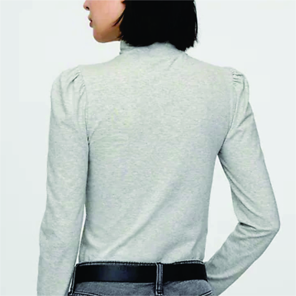 Women Long Sleeve Turtle Neck T-Shirts - Image 5