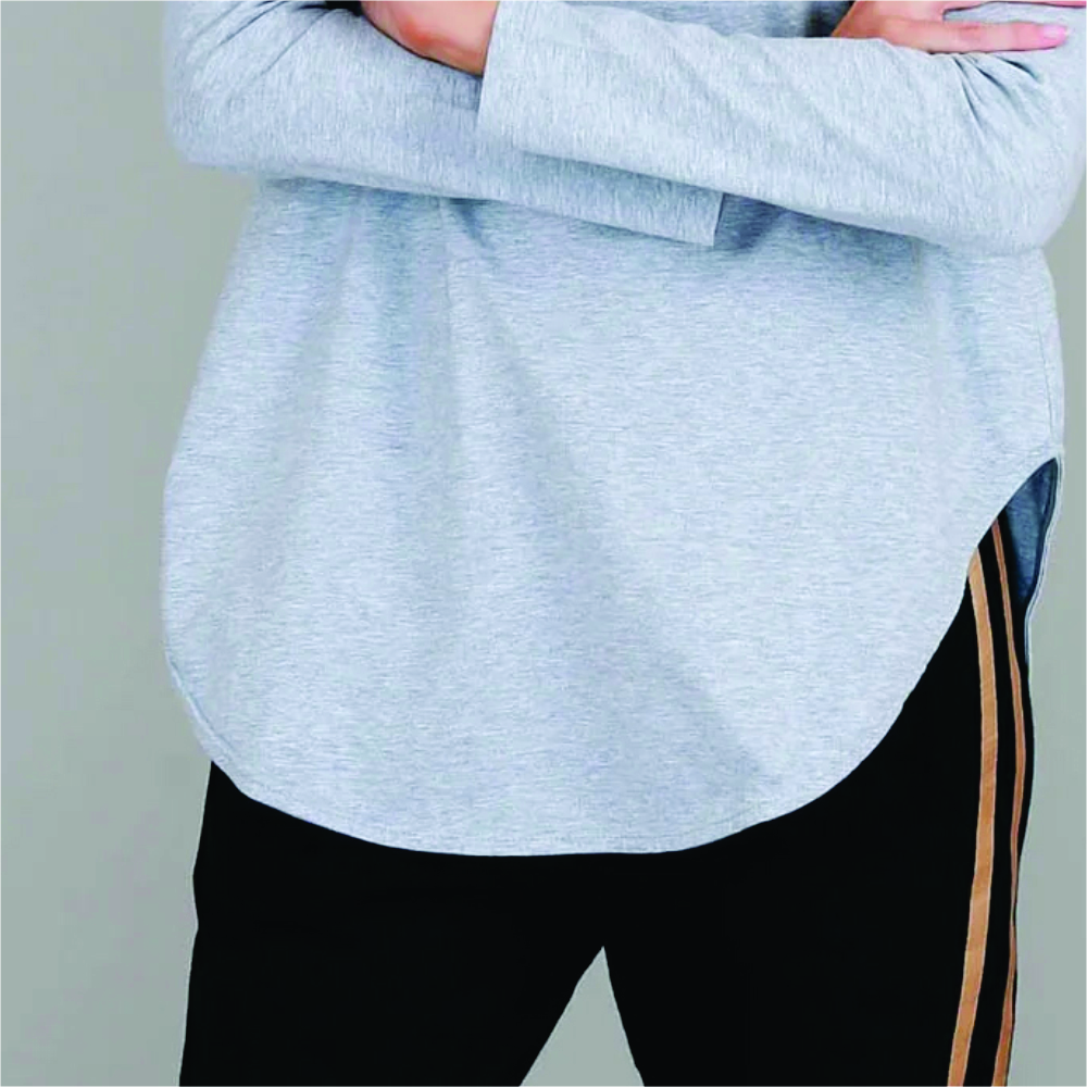 Women Long Sleeve Longline T-Shirts - Image 5