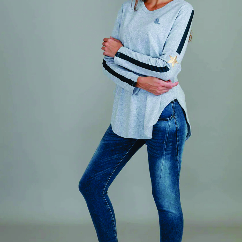 Women Long Sleeve Longline T-Shirts - Image 4