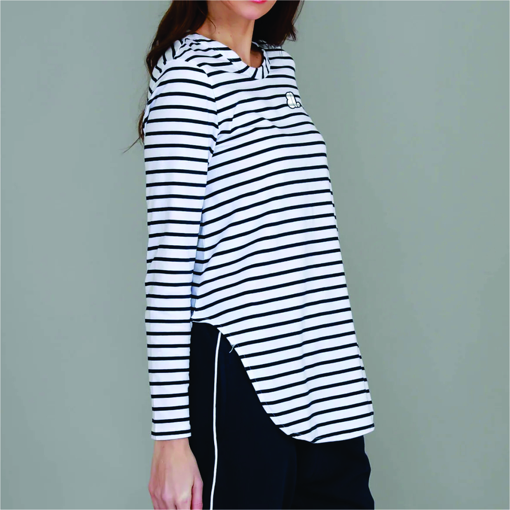 Women Long Sleeve Longline T-Shirts - Image 4