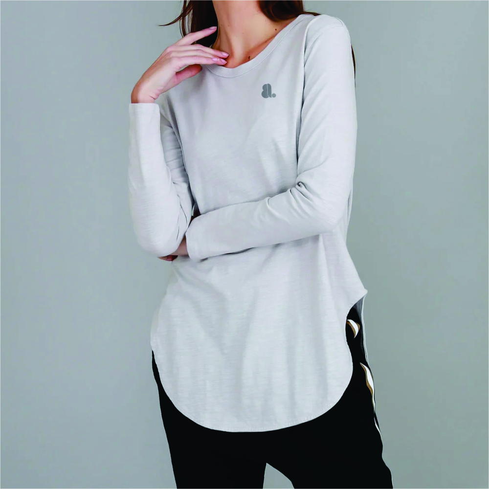 Women Long Sleeve Longline T-Shirts
