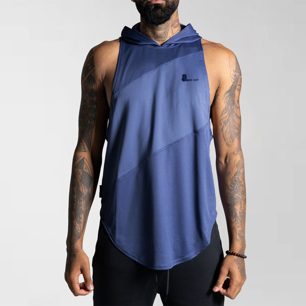 Men Hoodie Tank Top