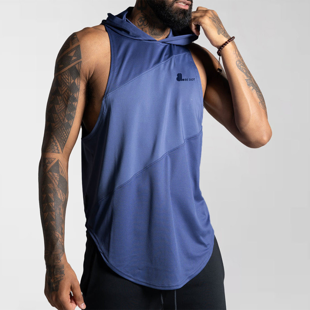 Men Hoodie Tank Top