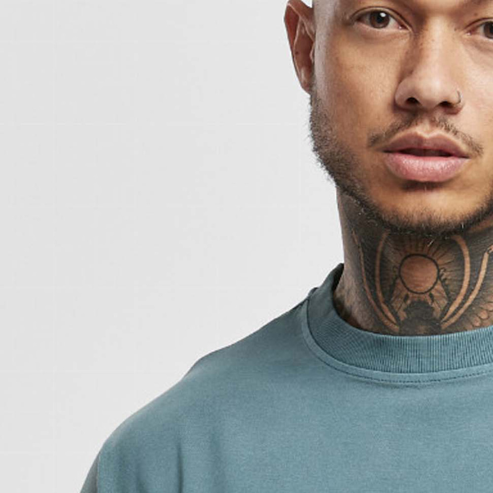 Men Acid Wash Oversize Long Sleeve Tee - Image 4