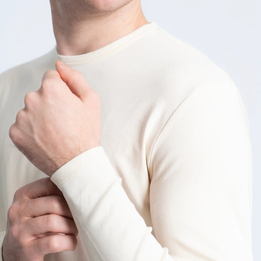 Men Round Neck Long Sleeve Tee - Image 4