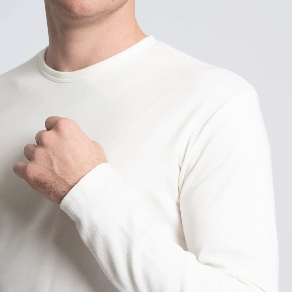 Men Round Neck Long Sleeve Tee - Image 5