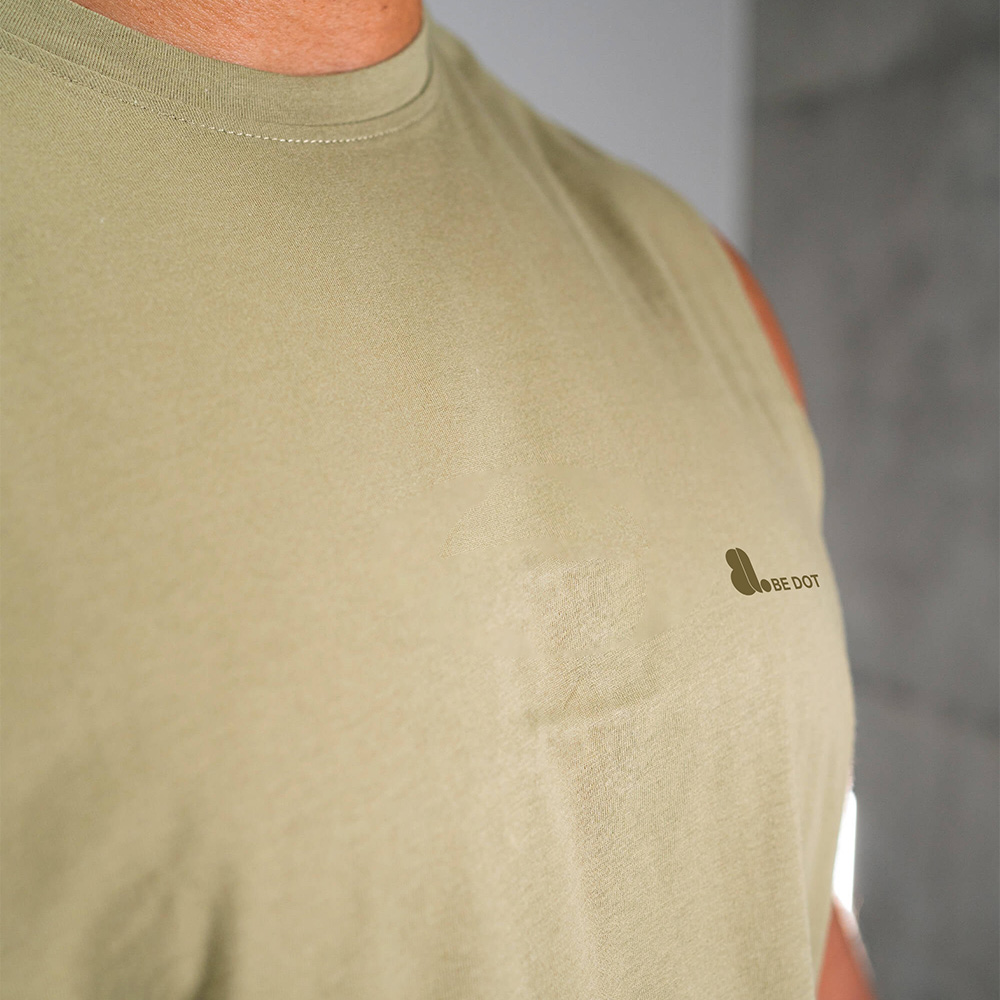 Men Cut Out Tank Top - Image 6