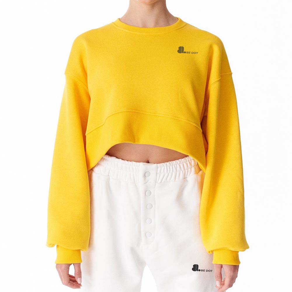 Women Crop Top Sweatshirt