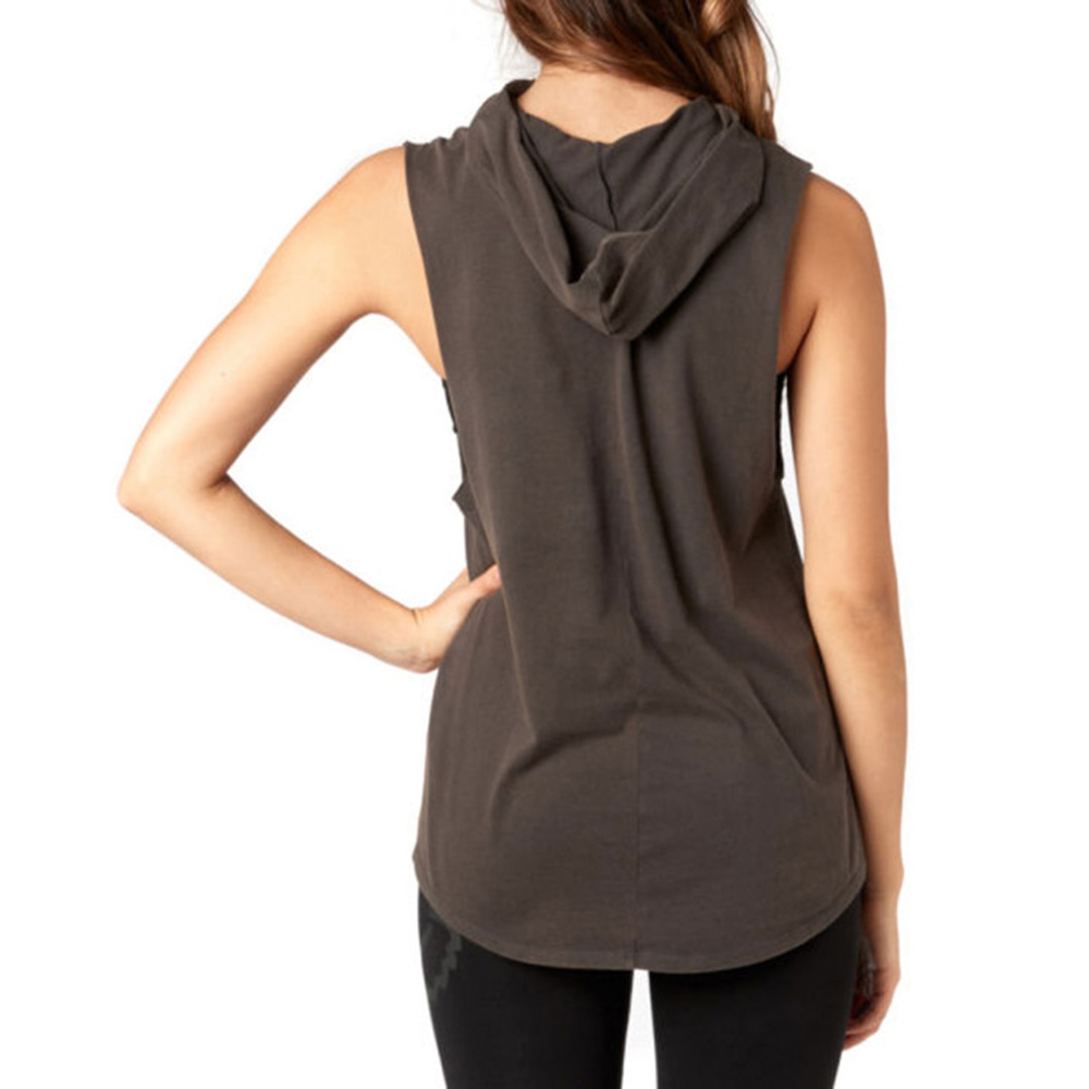Women Hoodie Tank Top - Image 3
